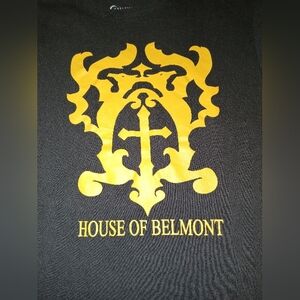 Mens Small House of Belmont Black Graphic Tee